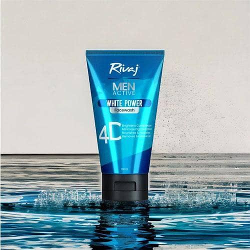 Rivaj 100ml Men’s Active White Power Face Wash in Pakistan