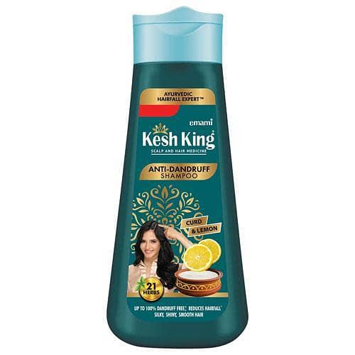 Kesh King Anti-Dandruff Shampoo with Curd & Lemon - 340ml, Available in Pakistan