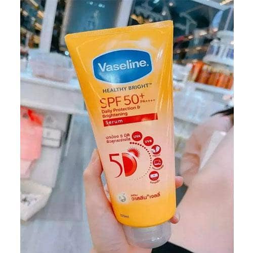 Vaseline Brightening Serum Sunscreen SPF50 - 300ml Imported Product in Pakistan