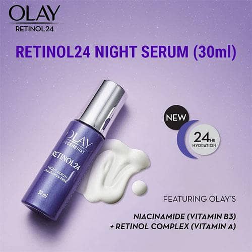 Olay Regenerist Retinol24 Night Serum 30ml Available in Pakistan