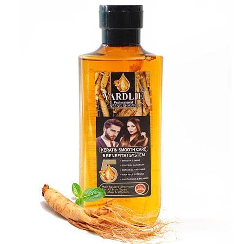 Gineng Keratin Smooth Care 5 Benefit Hair Restore Shampoo for Men & Women by Yardlie in Pakistan