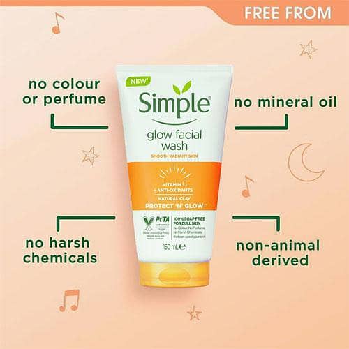 Simple Glow Facial Wash 150ml by Original in Pakistan
