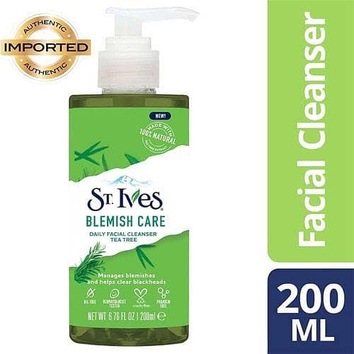 St. Ives Tea Tree Daily Facial Cleanser for Blemish Care - 200ml