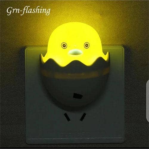 Egg-Shaped LED Night Light Bulb for Kids with Sensor Control - Perfect for Children's Rooms in Pakistan