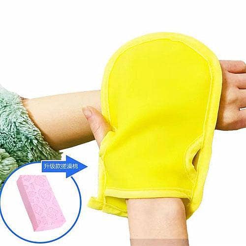 1PC Bath For Peeling Exfoliating Body Cleaning Scrub Mitt Rub Dead Skin Gloves For Shower Body Brush Towel
