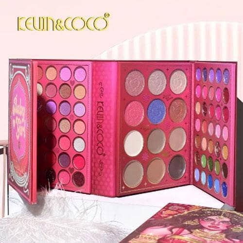 117-Color Eyeshadow and Highlighter Palette by KEVIN&COCO Available in Pakistan