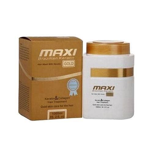 Maxi Brazilian Gold Keratin & Collagen Hair Mask 1000ml