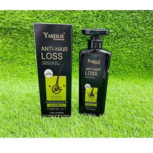 Professional 2-in-1 Anti-Hair Loss Shampoo with Keratin by Yardlie - 500ml