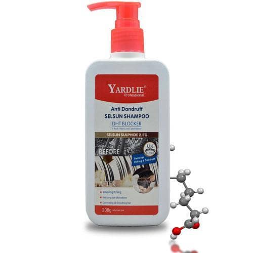 Professional Yardlie Selsun Shampoo with DHT Blocker, 200g - Available in Pakistan