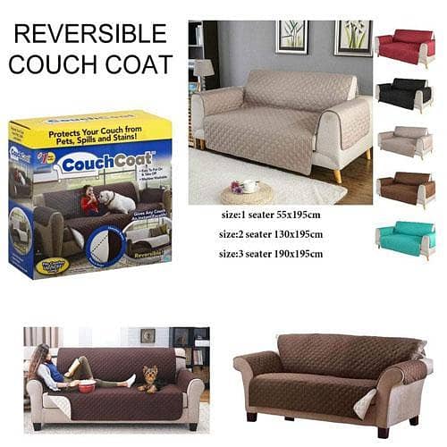 Reversible Washable Sofa Cover by Couch Coat in Pakistan