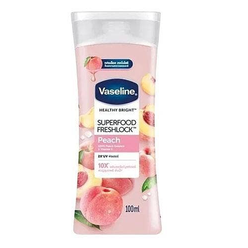 VASE-LINE Healthy Bright Superfood Freshlock Peach Body Lotion with Vitamin E - 100ml