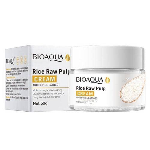 Bio Rice Raw Pulp Moisturizing Facial Cream 50g in Pakistan