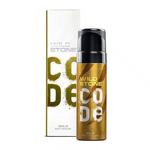 Original Wild Stone Code Gold Perfume Body Spray for Men 120ml in Pakistan