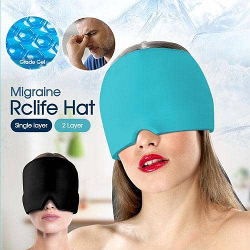 Migraine Relief Hat Head Massager Antistress Relax Massage Machine Health Care Ice Eye Mask in pakistan