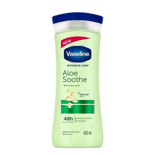 Vaseline Intensive Care Aloe Soothe 48H Moisturizing Lotion 400ml in Pakistan