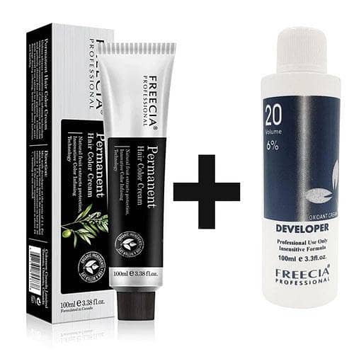 New Original Freecia Professional Full Dye 8.2 With Free 20 Vol 6% Hair Developer in pakistan