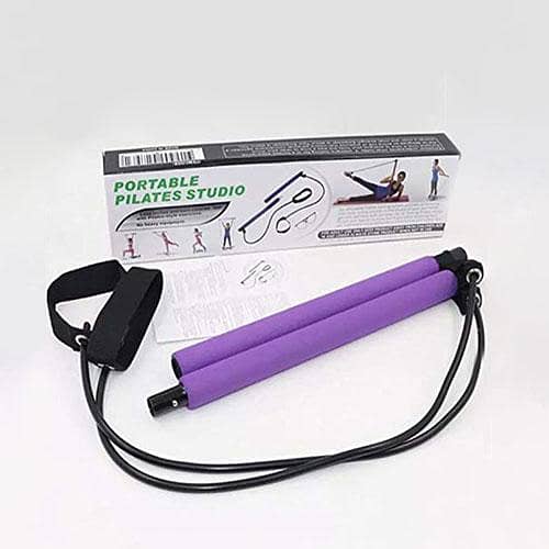 High Quality Portable Pilates Studio Lose Inches & Burn Calories Fast With Pilates Style Gym Exercise, Girls Body Workout Yoga Resistance Band Elastic Home Pilate Fitness Rope Equipment, Empower House Gyming Bands For Boys Man&Woman in pakistan