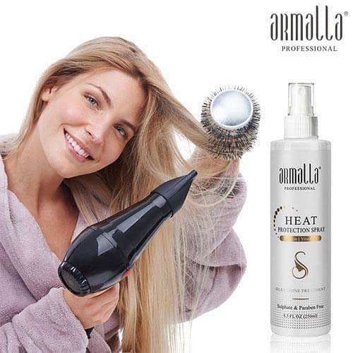 Armalla Heat Protection Spray for Hair Styling - Sulfate & Paraben Free Treatment, 250ml, Available in Pakistan