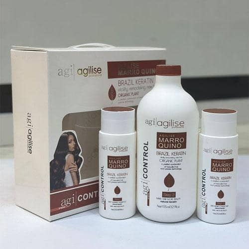 Agilise Marro Quino Organic Plant Brazil Keratin Set 1435ml - Professional and Home Use