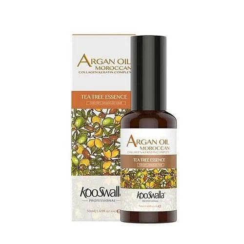 Kooswalla 50ml Original Argan Oil with Moroccan Tea Tree, Collagen, and Keratin Complex