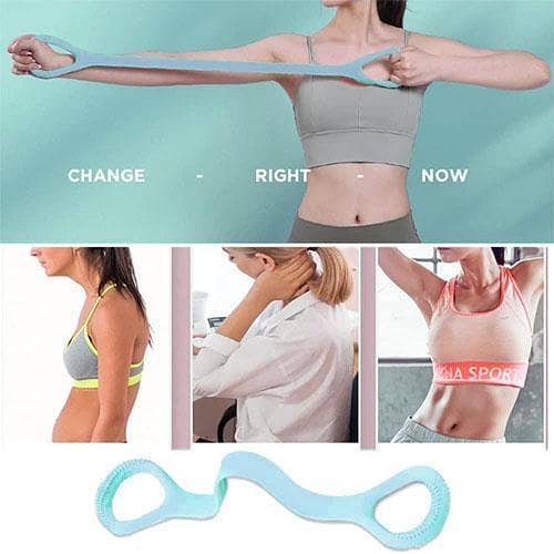 Silicone Resistance Band Exercise Tools for Women's Fitness, Yoga, and Stretching in Pakistan