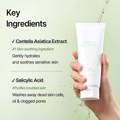 Imported Mixsoon Centella Face Cleansing Foam 150ml in Pakistan