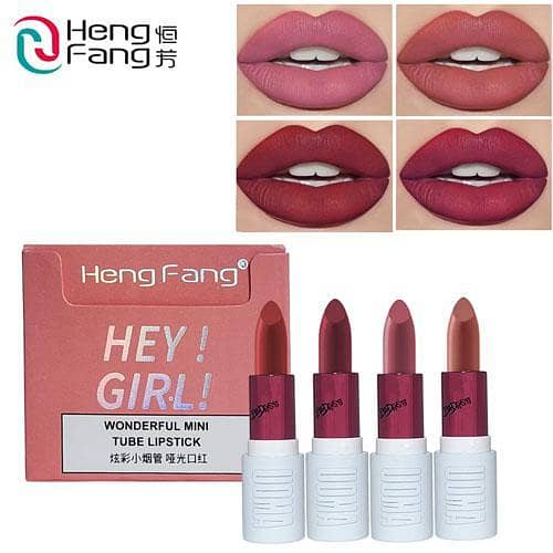 Heng Fang 4-Piece Hey Girl Wonder Tube Lipstick Set