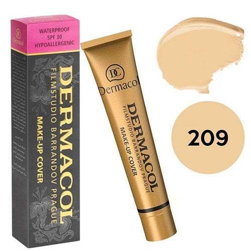 Derma-col Makeup Cover Foundation SPF30 209, 30g Available in Pakistan