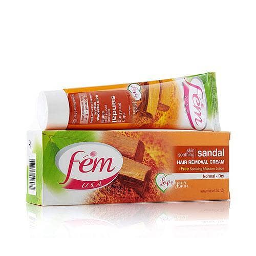 Fem USA Hair Removal Cream with Sandal, 120g in Pakistan