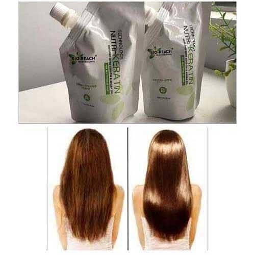 BIO-Reach Nutri Hair Nutrali-zer & Straightening Cream With Keratin & Argan Oil 800ml - Imported