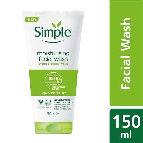 New Original Simple Kind To Skin Moisturising Facial Wash 150ml in pakistan