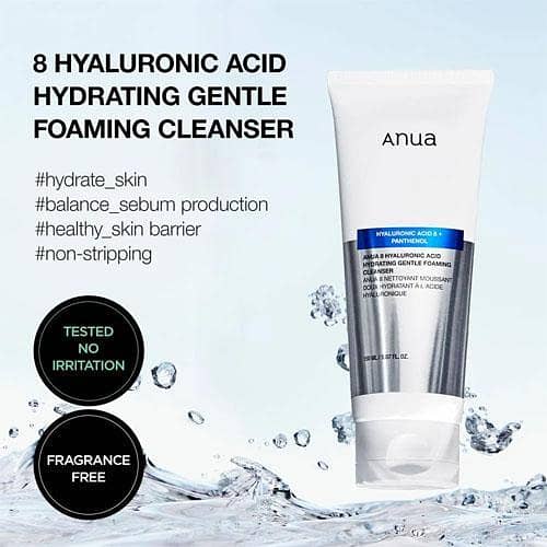 Anua 8 Hyaluronic Acid Hydrating Gentle Foaming Cleanser 150ml in Pakistan