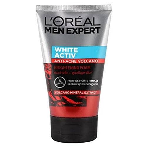 Men Exprt White Activ Anti Acne Volcano Brightening Foam - Imported in Pakistan