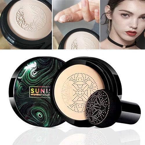Sun Foundation Mushroom Headed Air Cushion BB CC Cream - Waterproof and Moisturizing in Pakistan