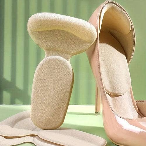 Reusable Soft Shoe Insoles - Self-Adhesive Heel Cushion Pads for Foot Care and Pain Relief for Men and Women