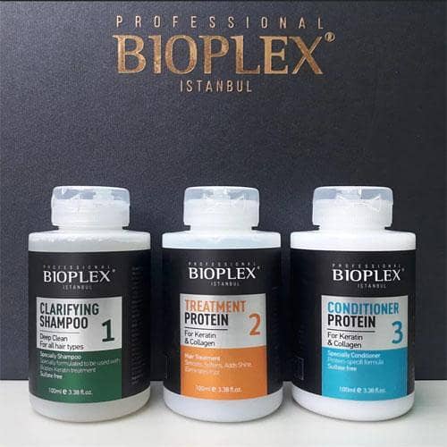 Bioplex Damaged Hair Repair Mini Keratin Kit - 3 Steps, 100ml Each