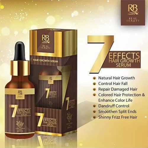 Real Beauty Hair Oil Growth Serum 40ml - 7 Effects in Pakistan
