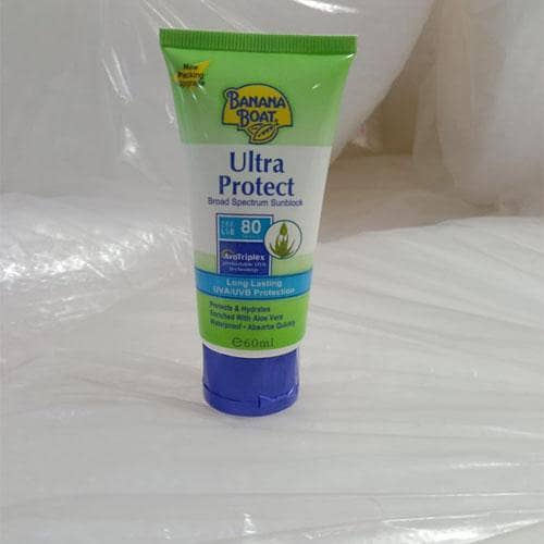 Banana Boat Ultra Protect Broad Spectrum Sunblock SPF 80, Long Lasting, 60ml - Available in Pakistan