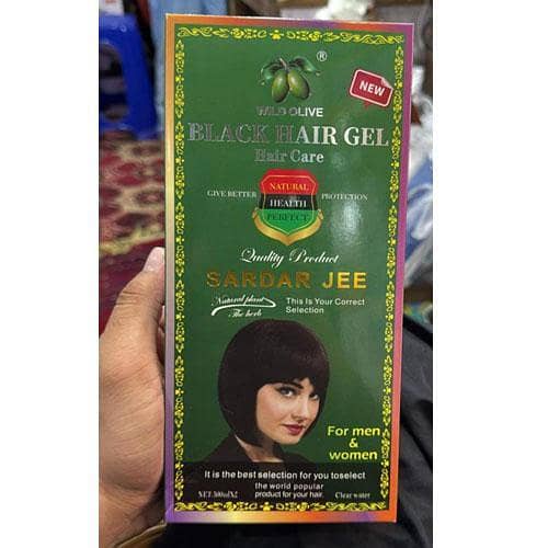 New Original Wild Olive Black Hair Color Gel Long-Lasting Shine 500ml in pakistan