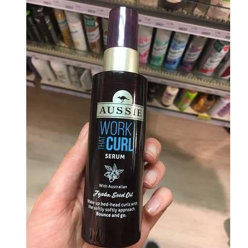 Aussie Work Curl Hair Serum with Jojoba Seed Oil - 75ml