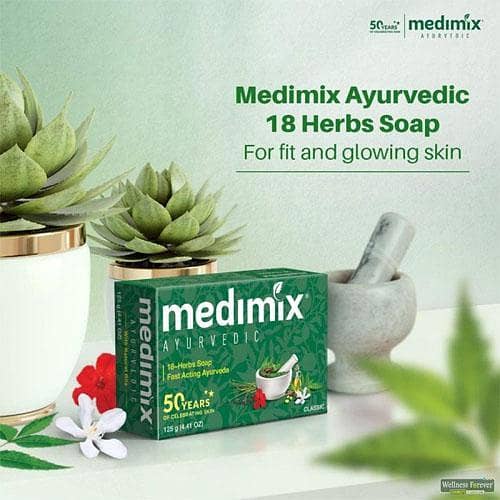 Medimax Ayurv-dic Soap with 18 Herbs, 125g - Original