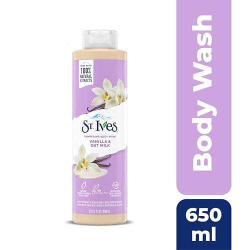 St-Ives Vanilla & Oat Milk Body Wash - 650ml