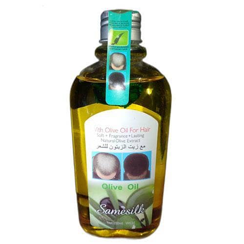 Same-silk Olive Oil for Hair - Softening, Fragrance & Natural Olive Extract, 250ml