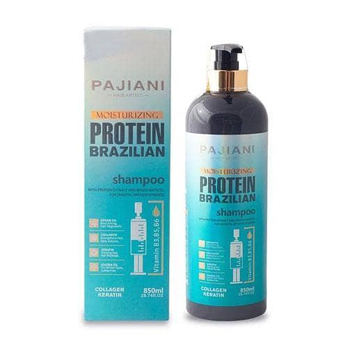 Pajiani 850ml Brazilian Collagen Keratin Shampoo for Moisturizing and Protein Care in Pakistan