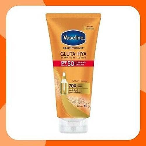 Vaseline Gluta-Hya Serum Burst Sunscreen SPF50 260ml - Imported and Healthy in Pakistan