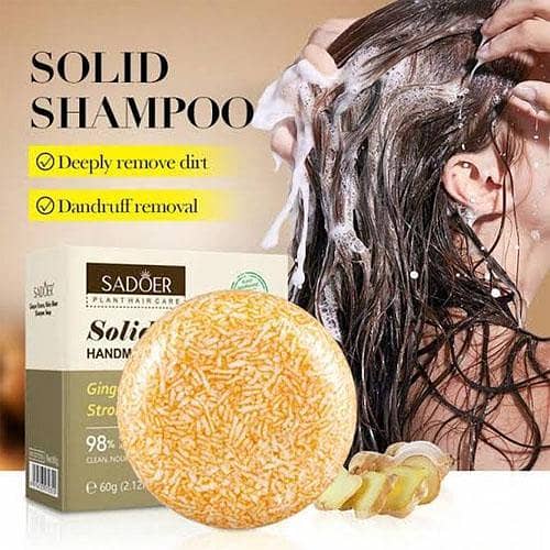 Sadoer Olive Essence Anti-Dandruff Solid Shampoo Bar - 60g