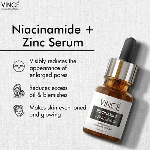 Vince Niacinamide + Zinc Serum 30ml - Original Formula Available in Pakistan