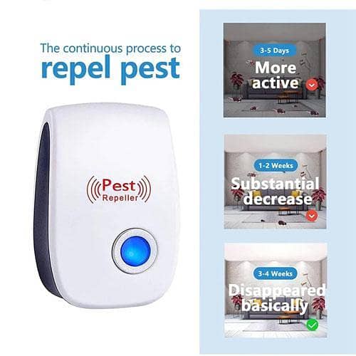 Electric Ultrasonic Pest Repeller: Indoor Bug, Mosquito, Rodent, and Insect Controller