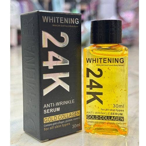 24K Gold Collagen Whitening Anti-Wrinkle Serum - 30ml
