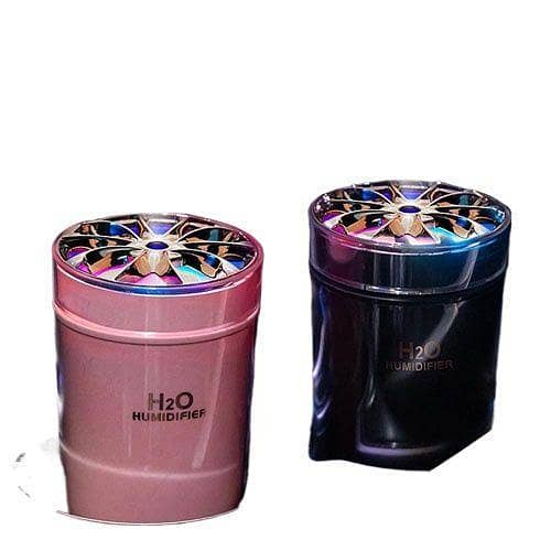 300ml Ultrasonic Humidifier for Cars and Offices with Aromatherapy and Color LED